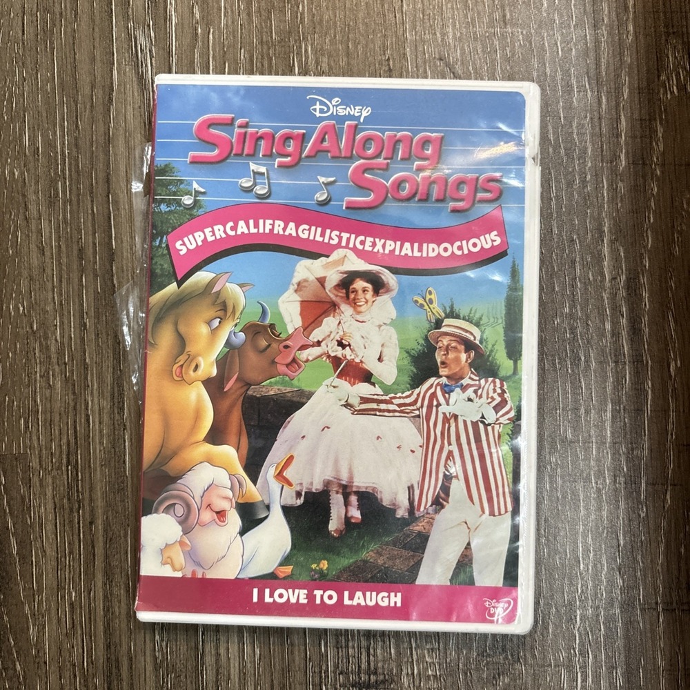 Sing Along Songs Supercalifragilisticexpialidocious I Love to Laugh Disney 2006